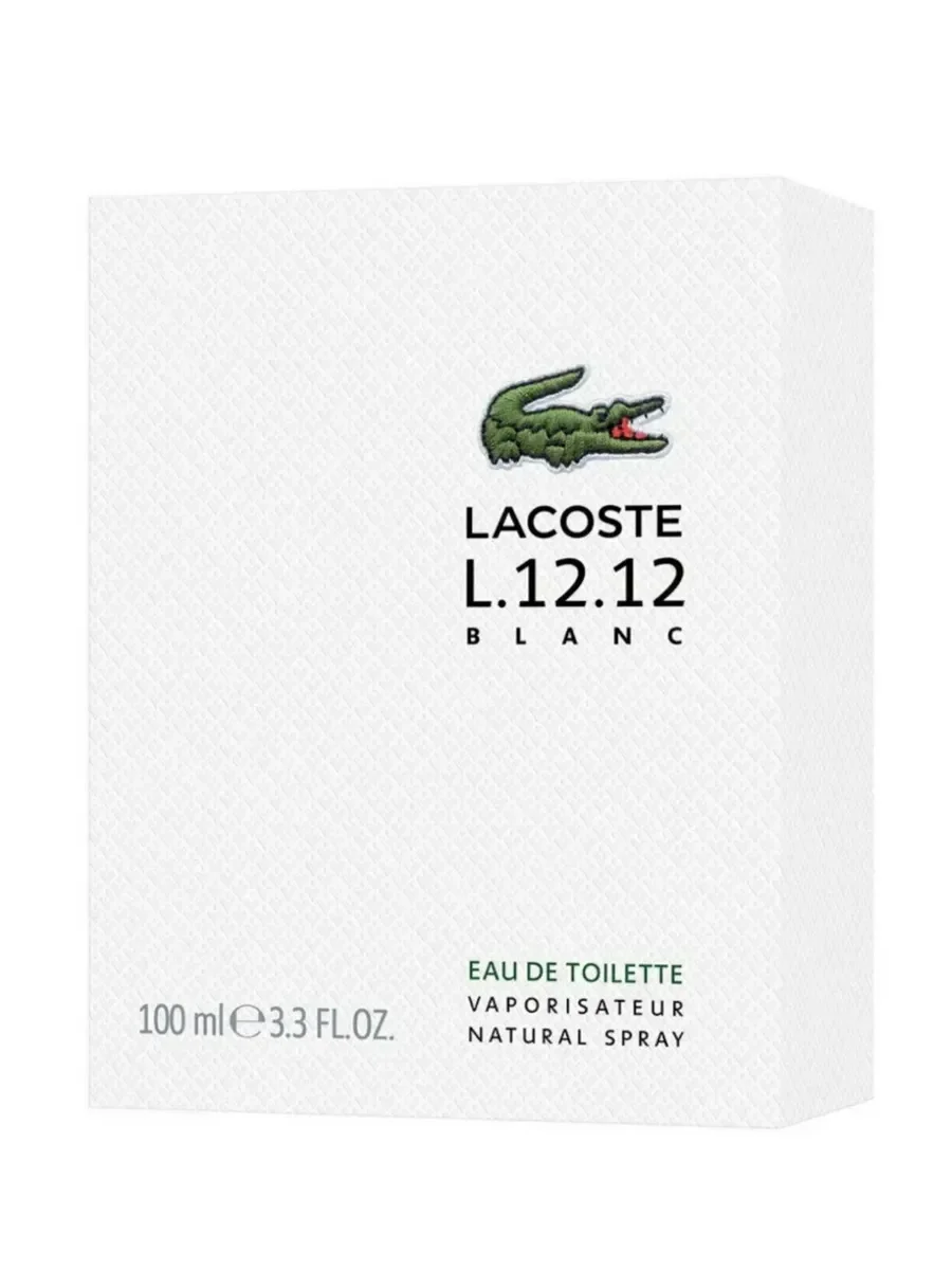 Духи мужские Lacoste white blanc 12.12 100 мл - миниатюра 4