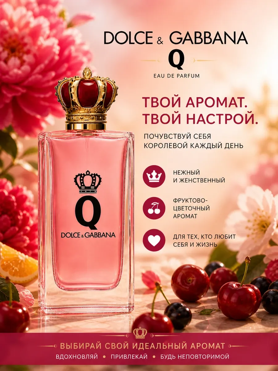 Dolce & Gabbana Q духи женские 100 мл - миниатюра 5