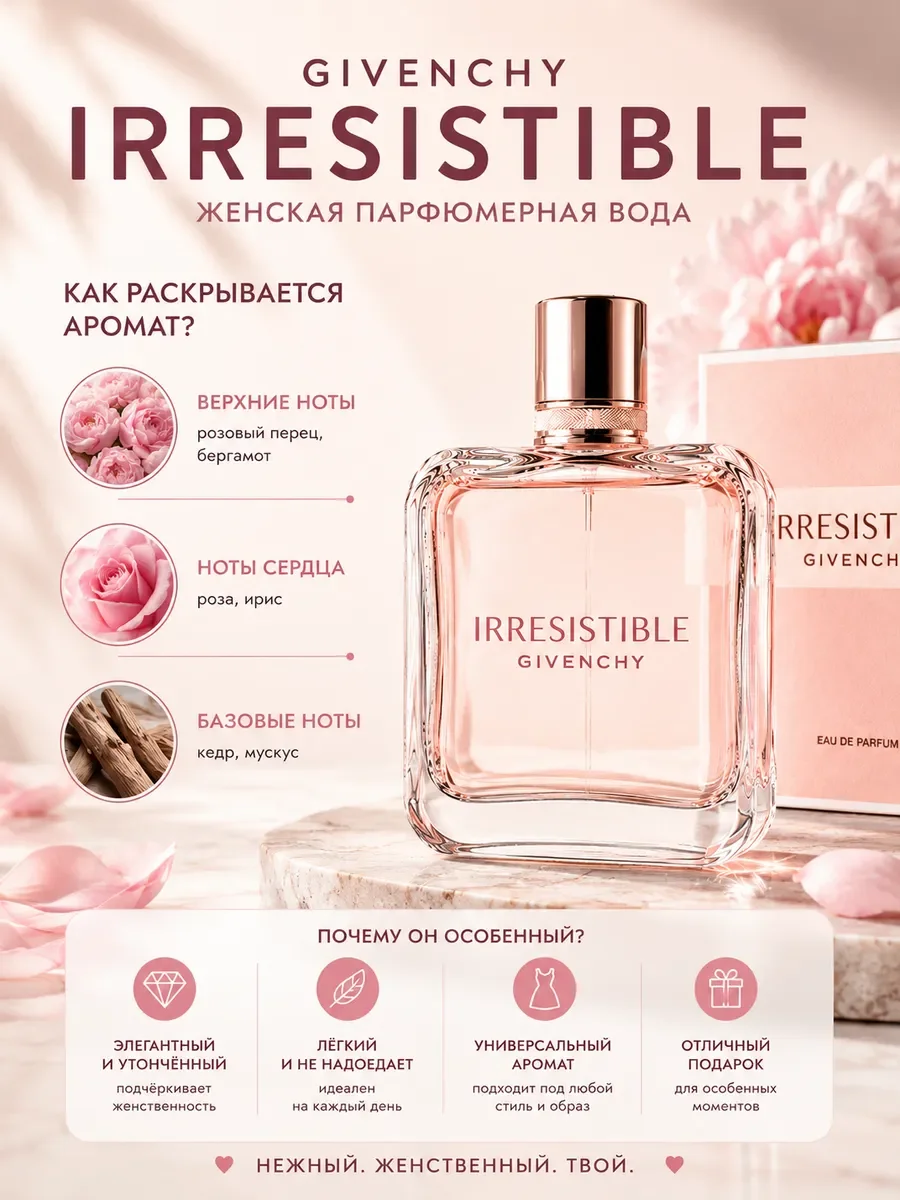 Givenchy Irresistible Живанши Ирресистибл духи женские 80 ml - миниатюра 6