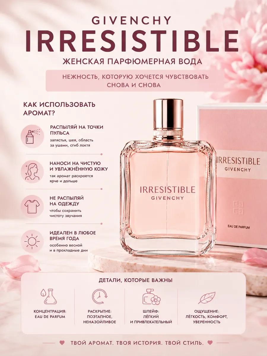 Givenchy Irresistible Живанши Ирресистибл духи женские 80 ml - миниатюра 7