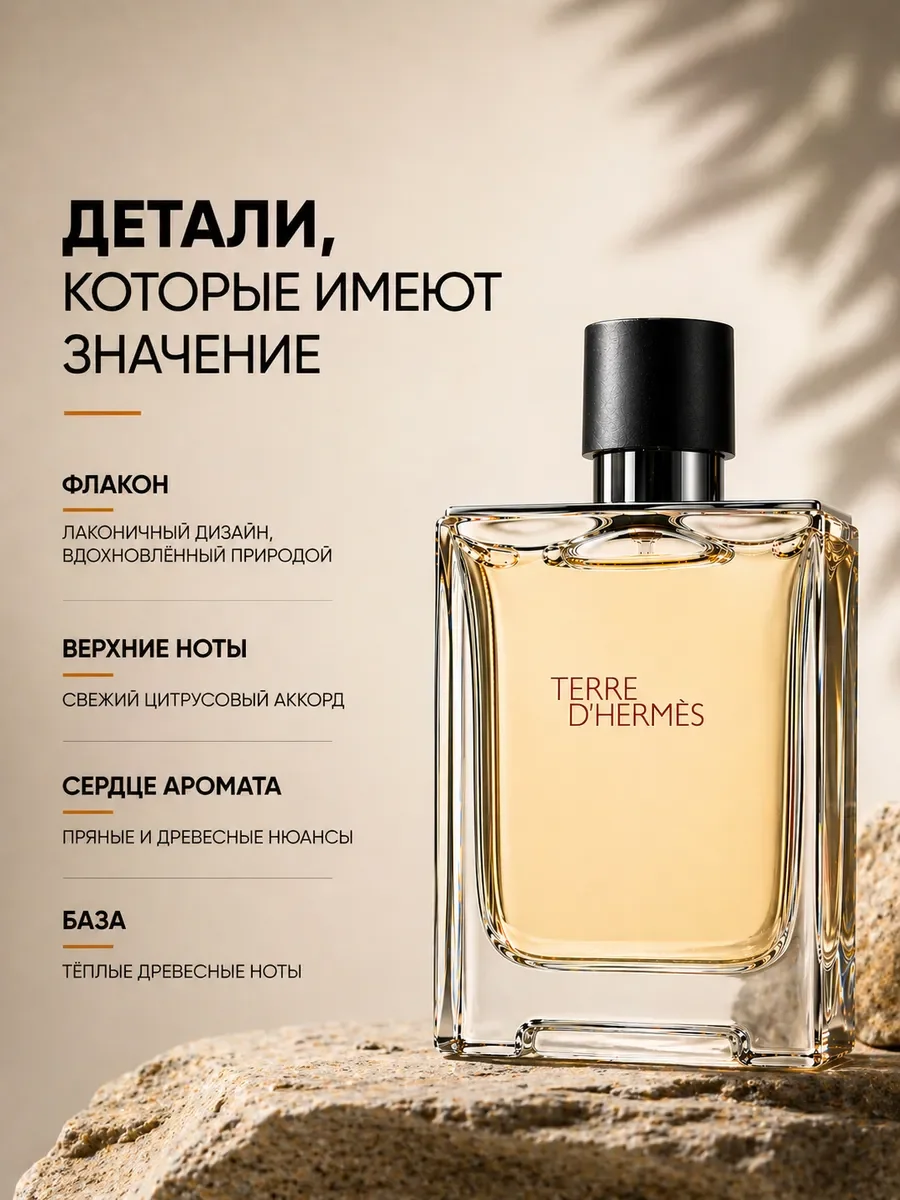 Мужские духи Terre d’Hermes Гермес 100мл - миниатюра 8