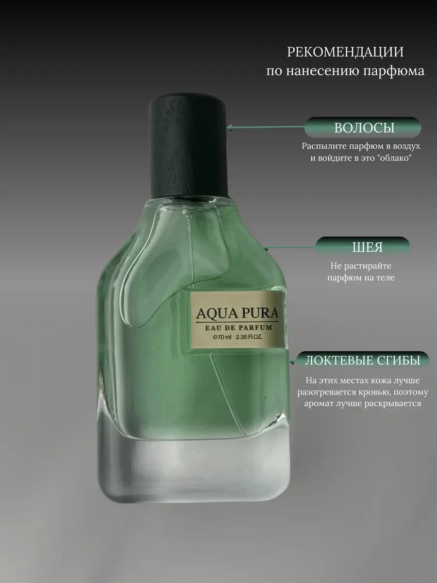 Духи женские и мужские арабские AQUA PURA - миниатюра 6