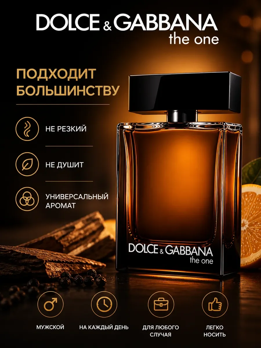 Dolce & Gabbana The One мужские дольче габбана 100мл - миниатюра 4
