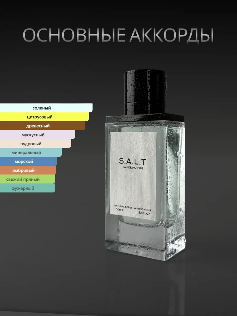 Духи женские и мужские Salt - миниатюра 3