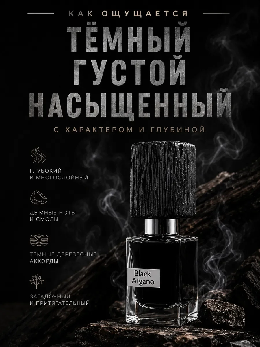 Black Afgano парфюм Nasomatto Блэк Афгано 30мл - миниатюра 3