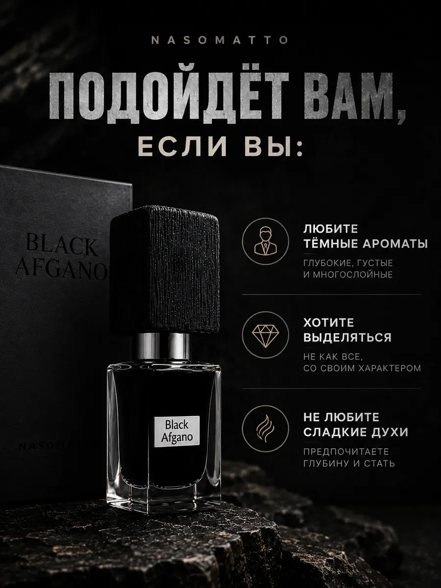 Black Afgano парфюм Nasomatto Блэк Афгано 30мл - миниатюра 4