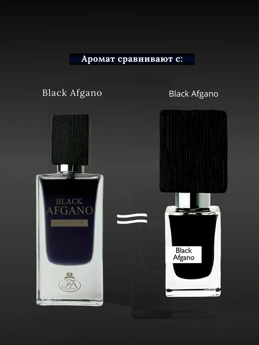 Духи женские и мужские арабские Black Afgano - миниатюра 4