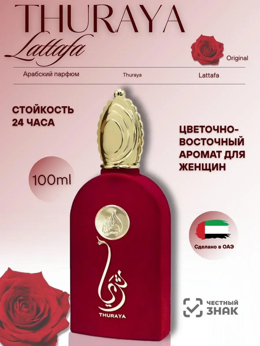 Духи женские арабские Lattafa Thuraya - изображение 1
