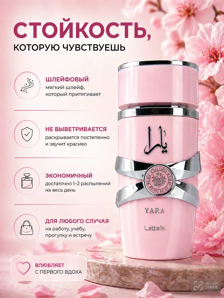 Lattafa Yara духи женские арабские нежный аромат - миниатюра 5