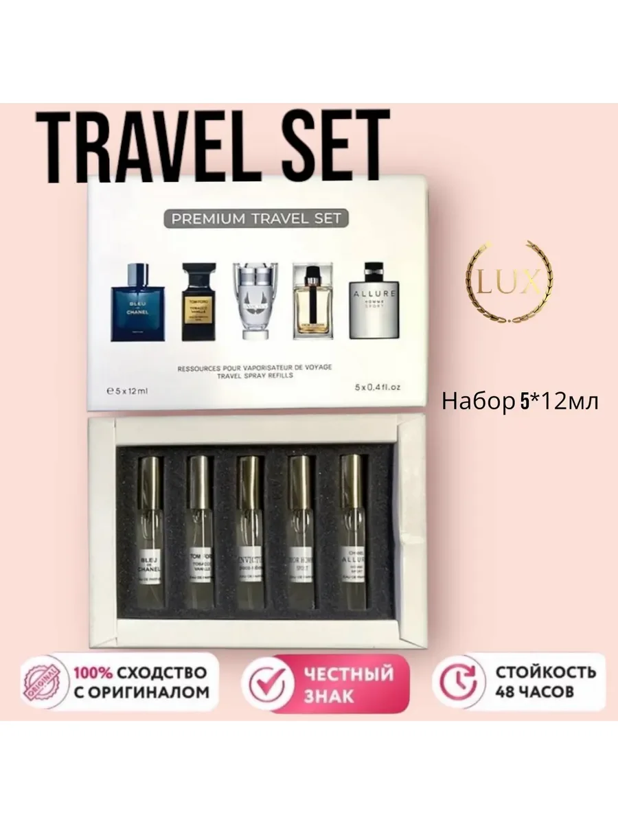 Набор духов Premium travel set 5x12ml - изображение 1