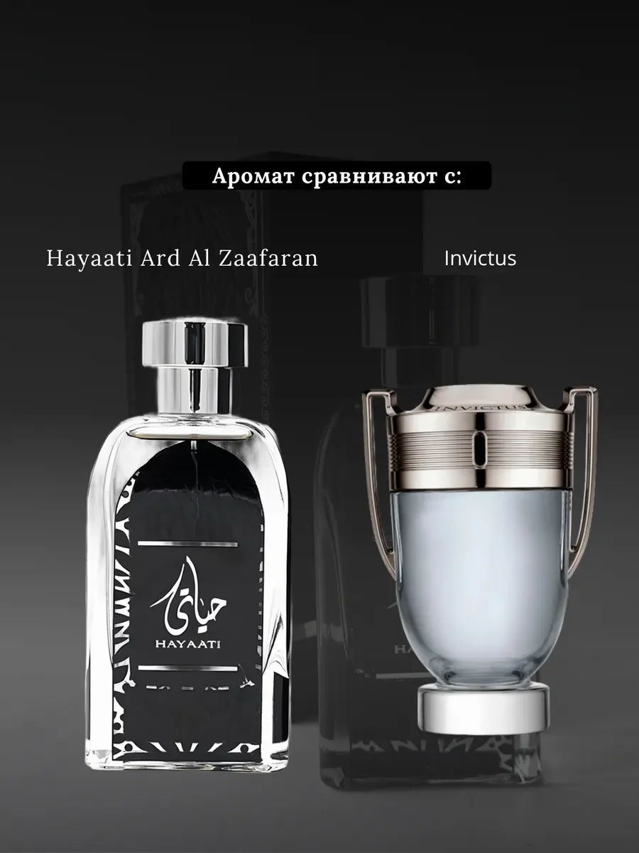 Духи мужские арабские Hayaati Ard Al Zaafaran - миниатюра 3