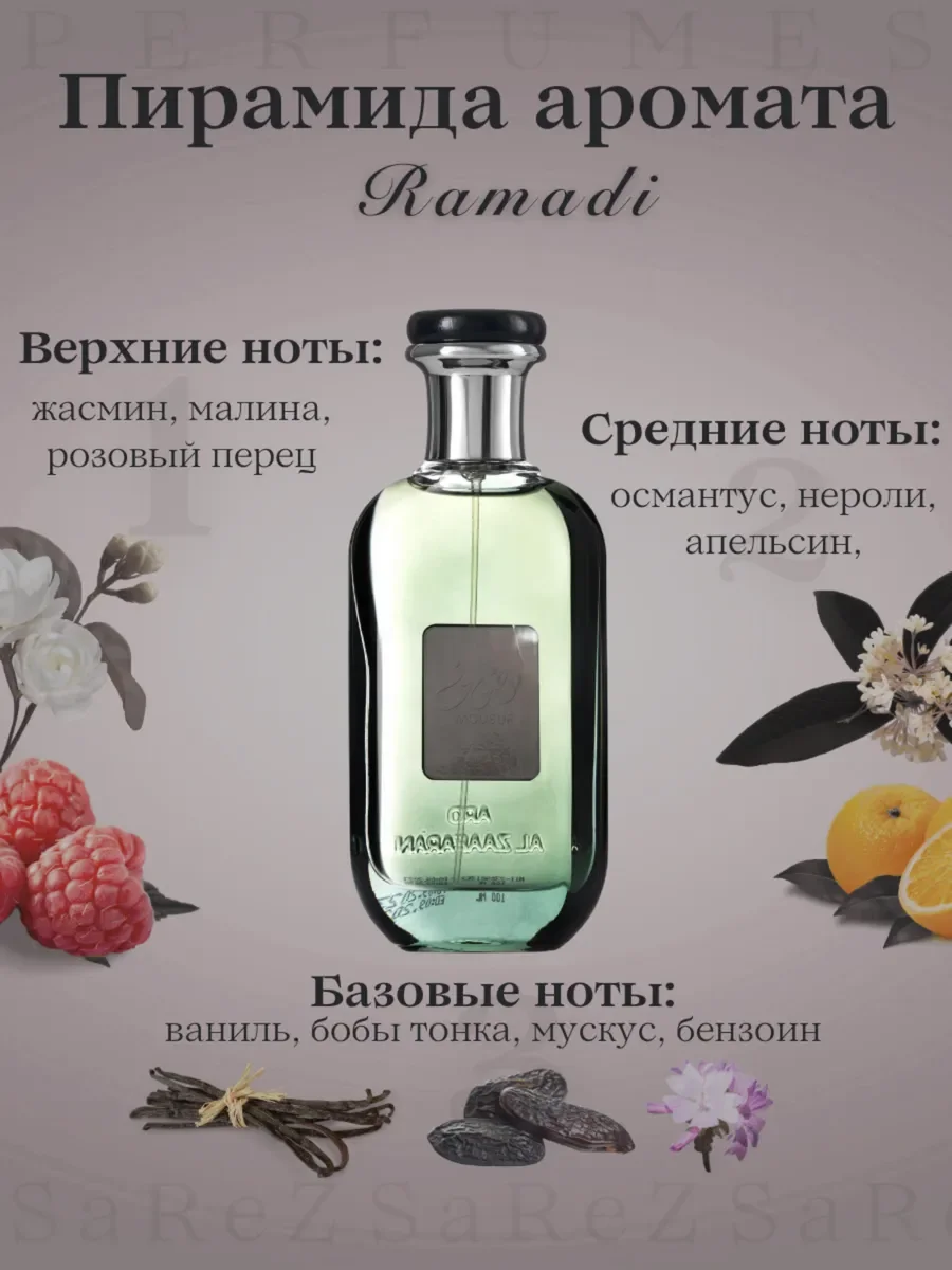 Духи женские и мужские арабские Mousuf Ramadi - миниатюра 2