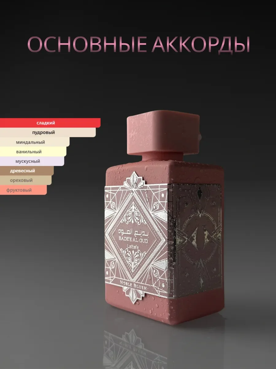 Духи женские арабские Noble Blush Lattafa Perfumes - миниатюра 3