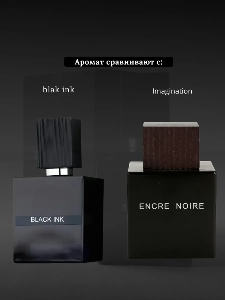 Духи мужские арабские black ink - миниатюра 4