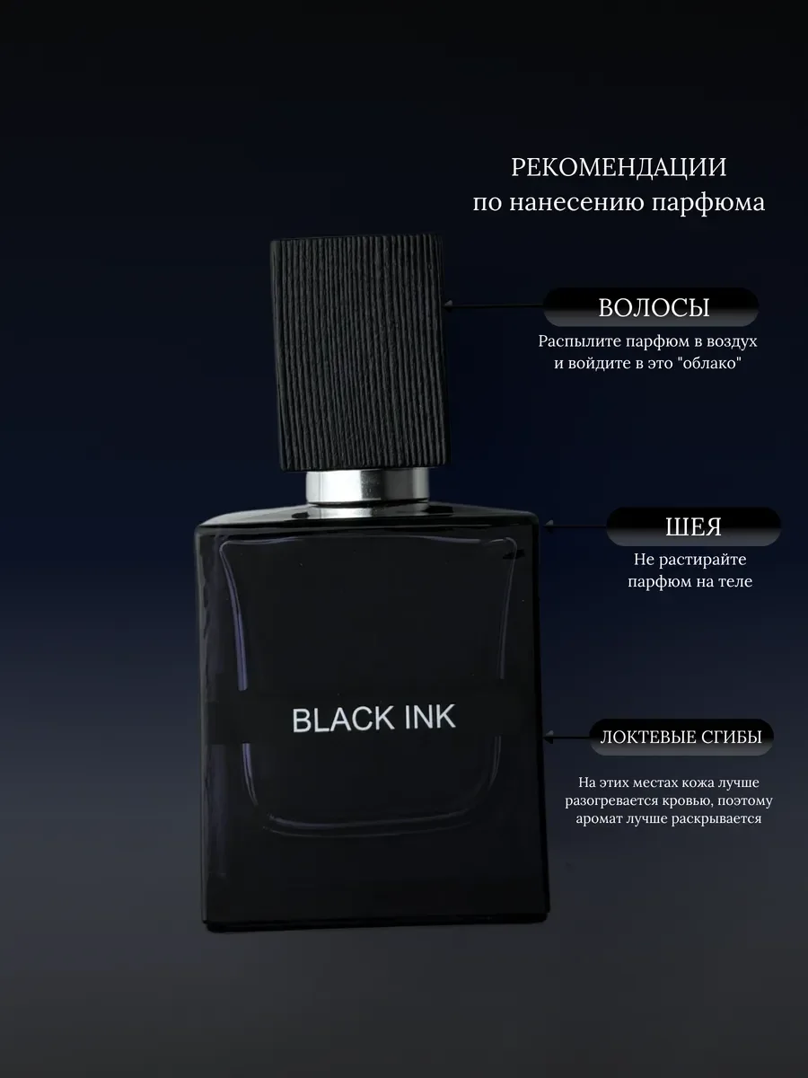 Духи мужские арабские blak ink - миниатюра 5