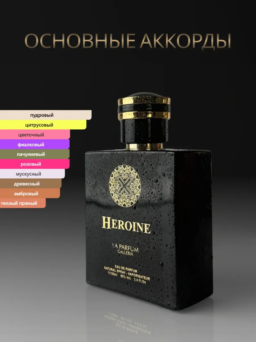 Духи женские и мужские арабские HEROINE LPG - миниатюра 2