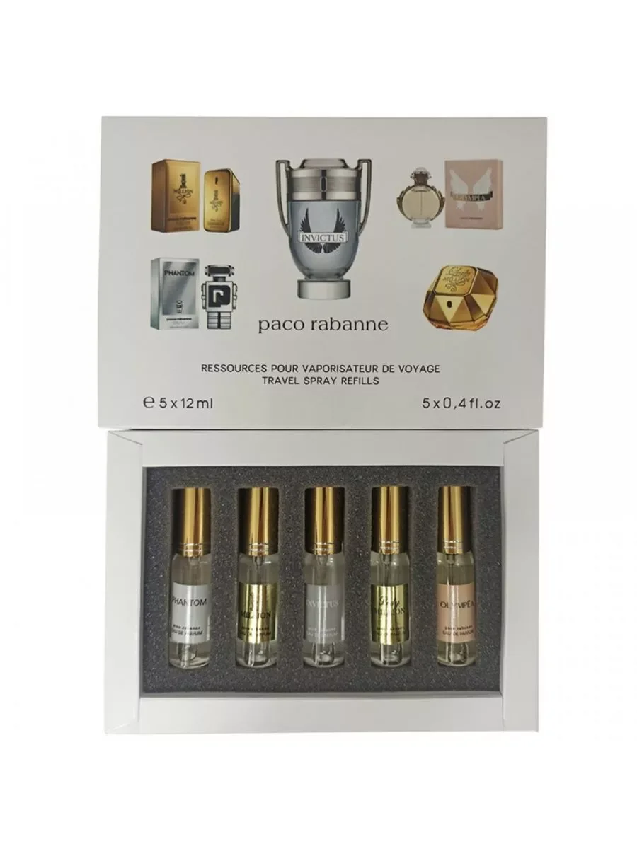 Подарочный набор духов PACO RABANNE 5x12мл - миниатюра 3