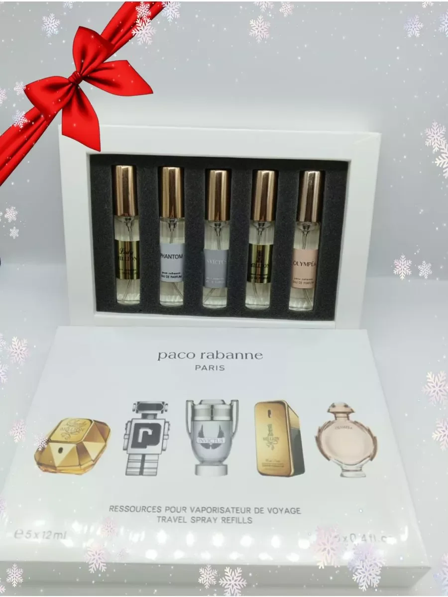 Подарочный набор духов PACO RABANNE 5x12мл - миниатюра 4