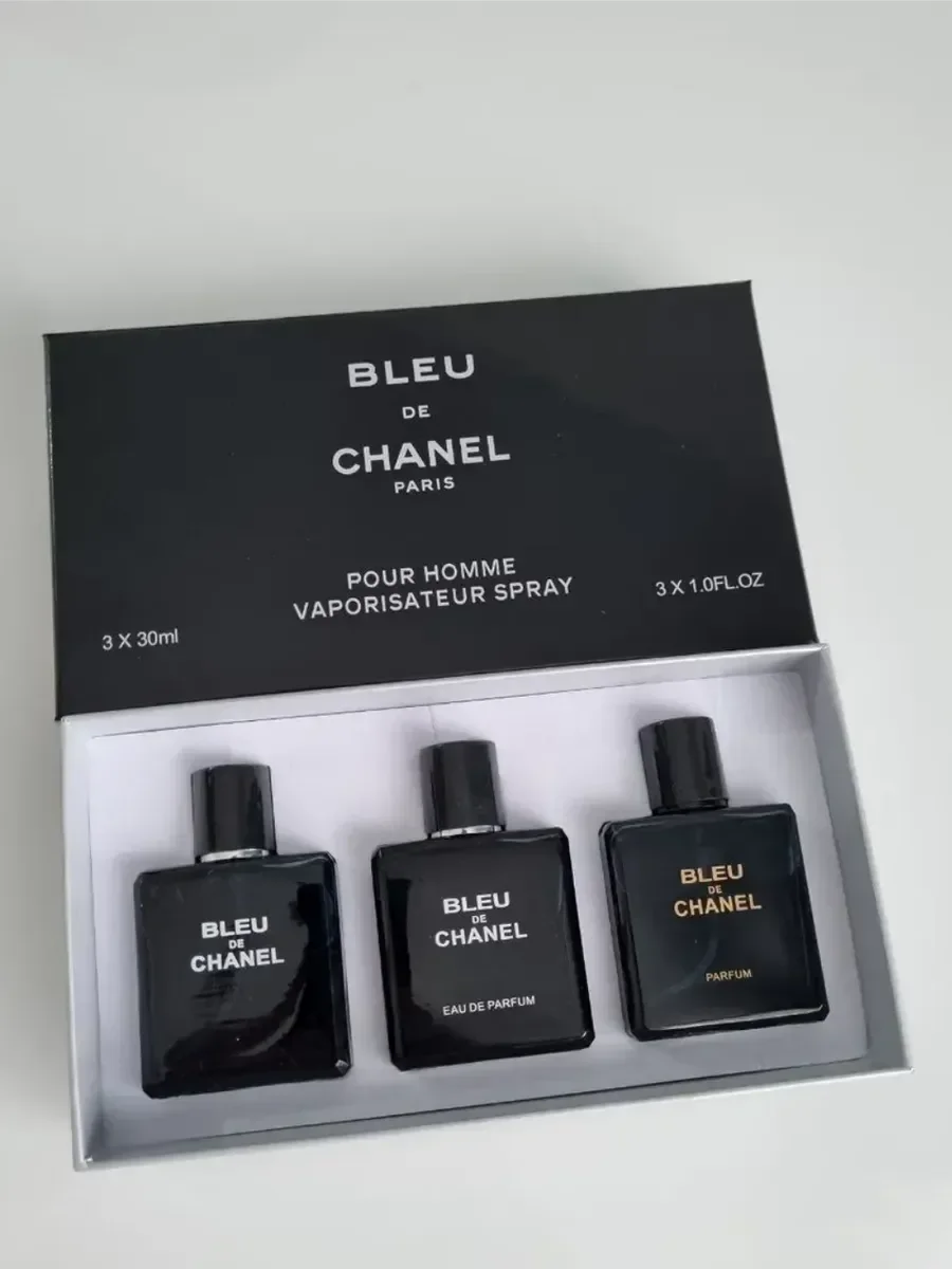 Духи Парфюмерный набор Chanel Bleu De Chanel 3 в 1 - миниатюра 2