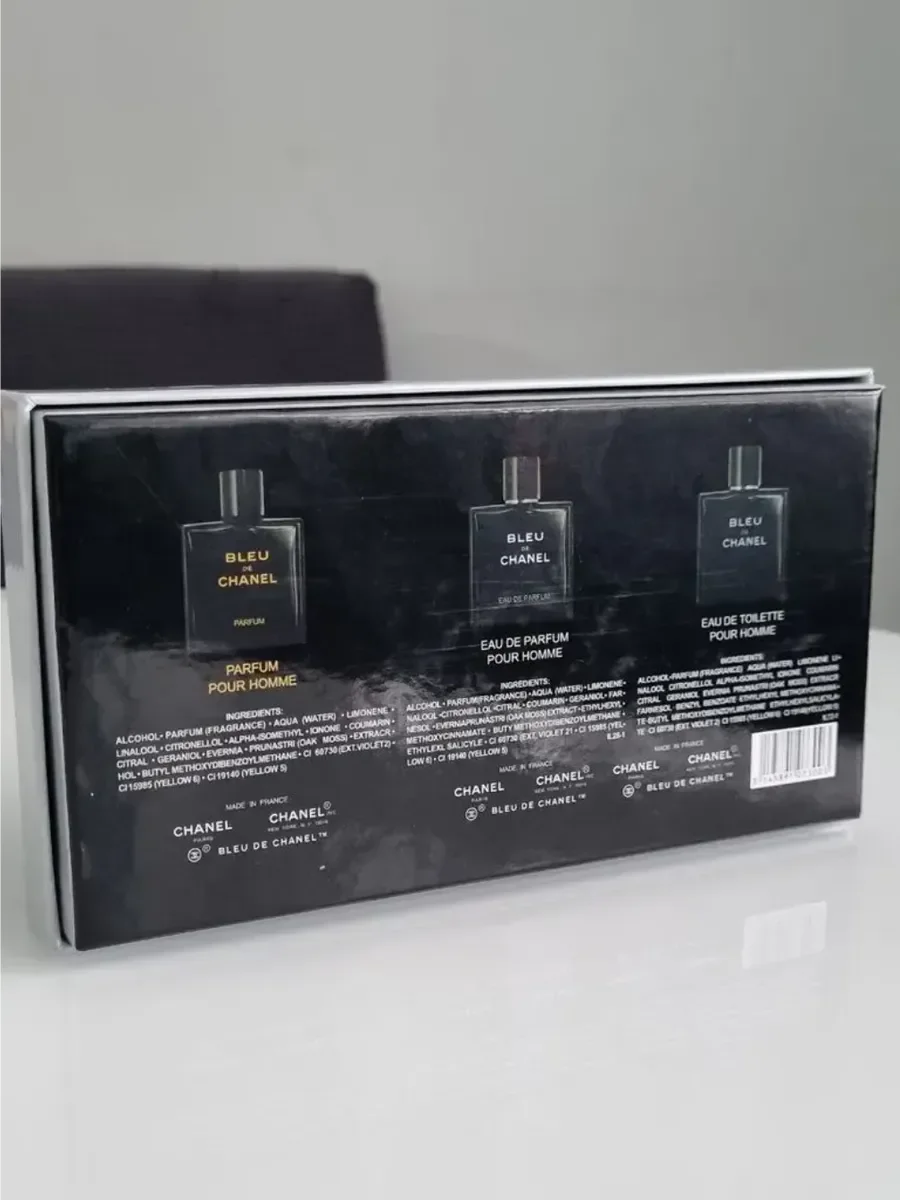 Духи Парфюмерный набор Chanel Bleu De Chanel 3 в 1 - миниатюра 4