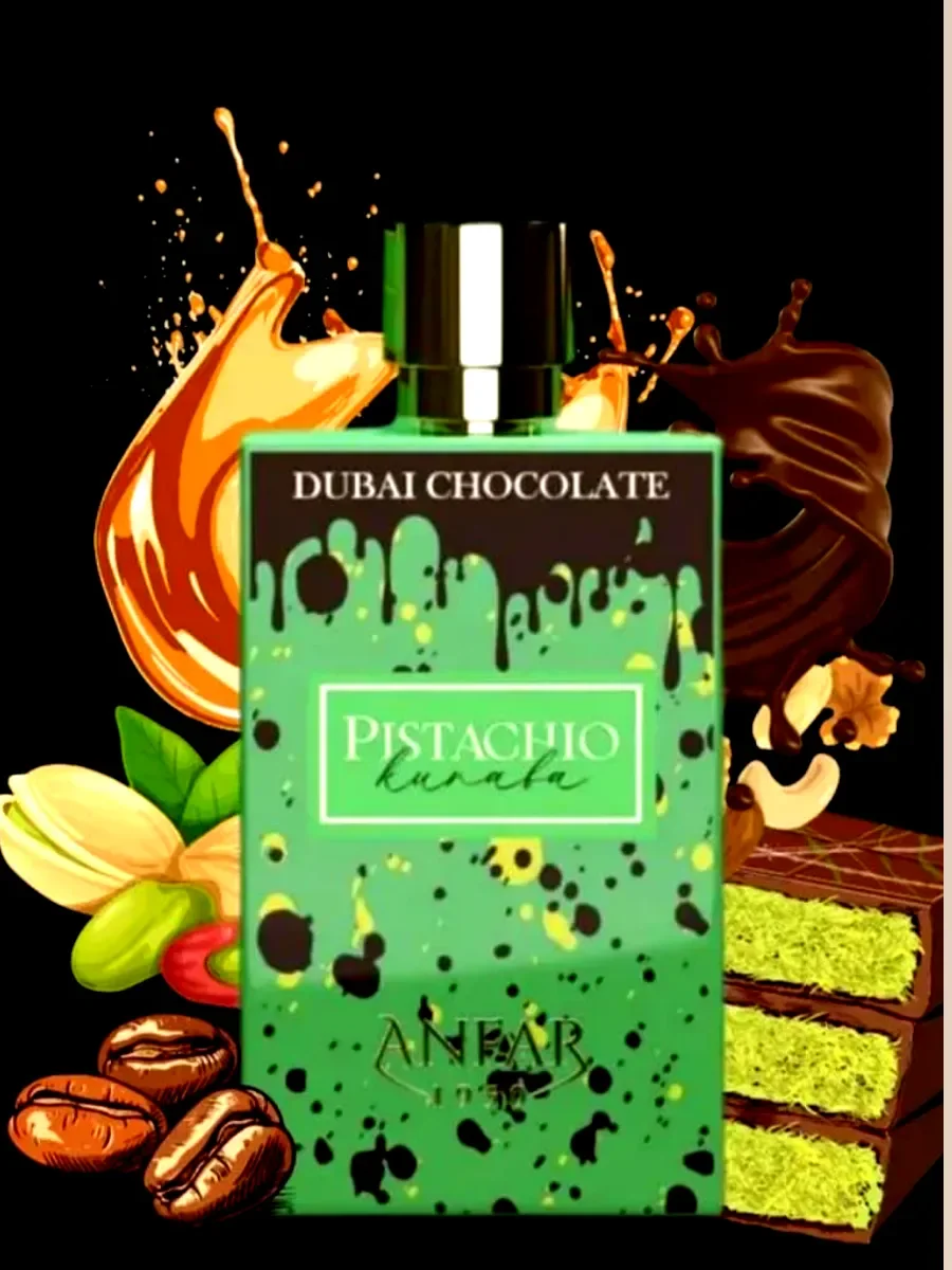 Pistachio Kunafa Dubai Chocolate - миниатюра 3