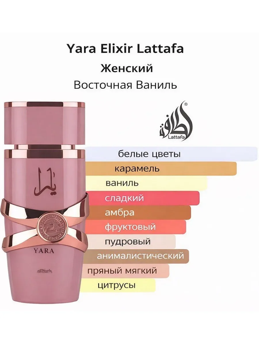 Арабские духи Yara Elixir 100мл - миниатюра 4