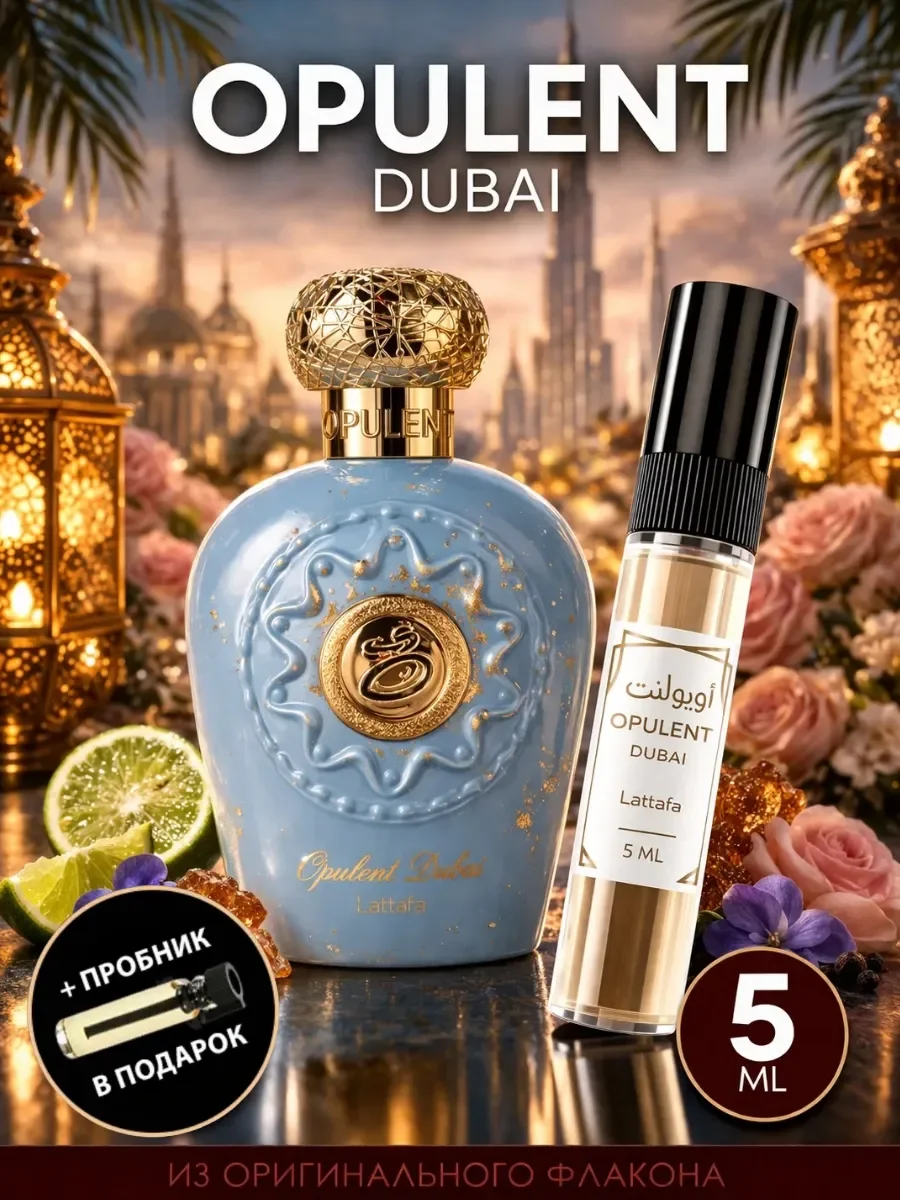 Отливант Пробник Арабские духи Opulent Dubai Lattafa - изображение 1