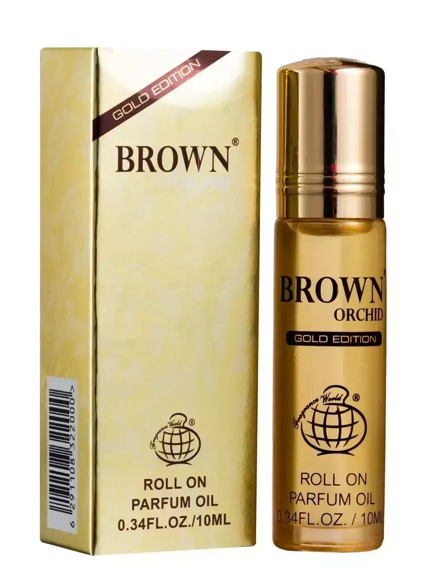 Масляные арабские духи Brown Orchid Gold edition - миниатюра 4