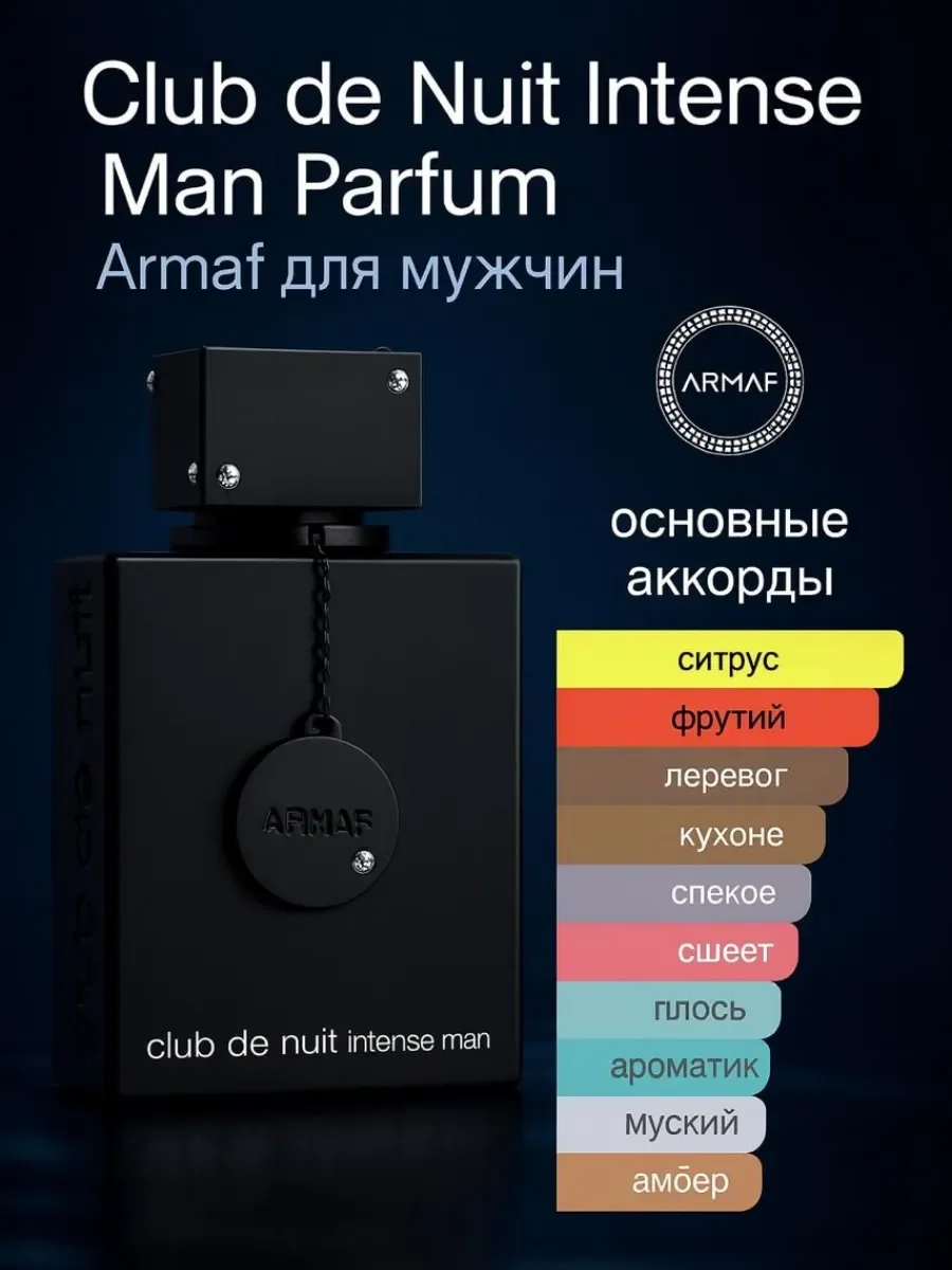 Отливант Пробник Club de nuit intense man 5мл - миниатюра 3