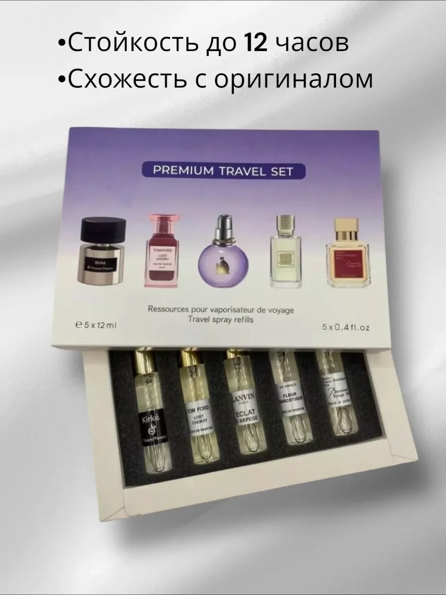 Набор духов для женщин 5в1 - миниатюра 2