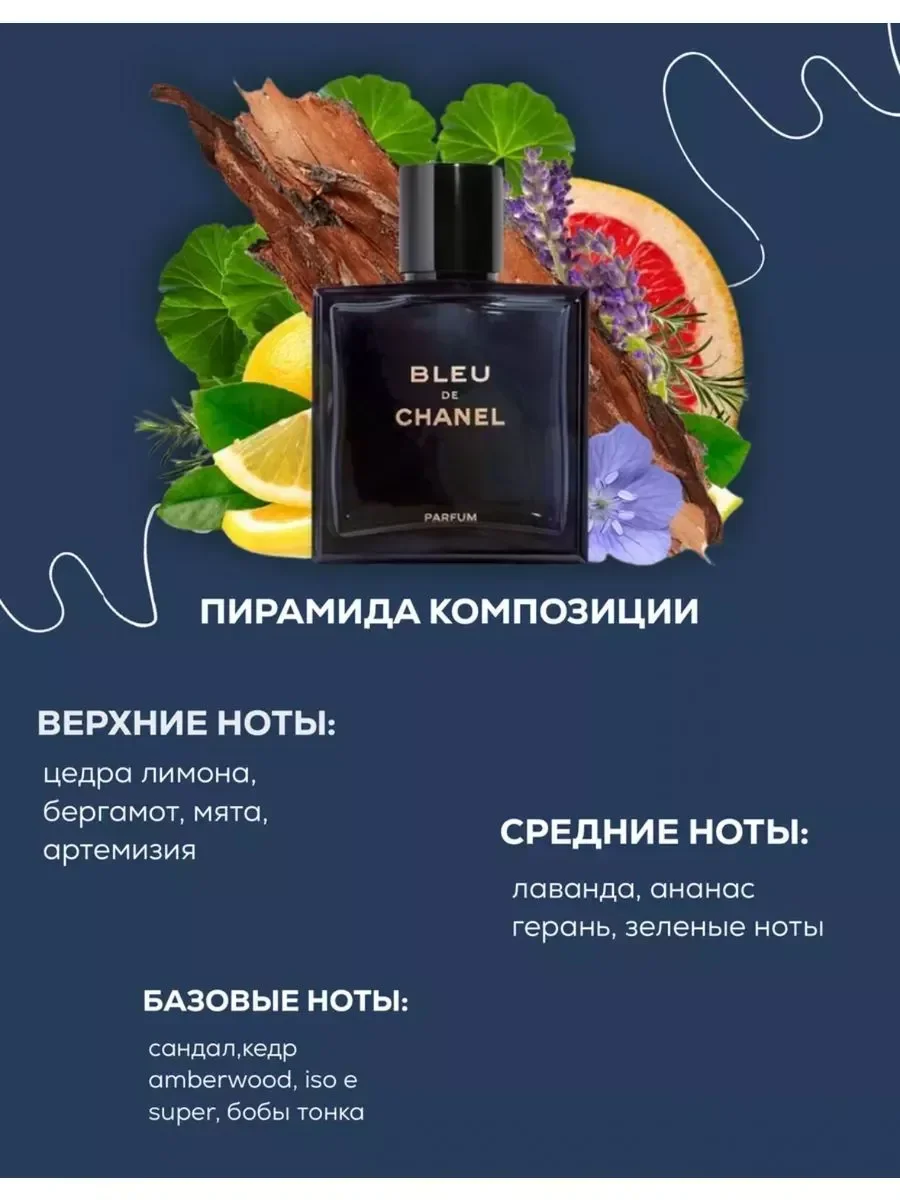 Bleu de Chanel Eau De Parfum 100 мл - миниатюра 2