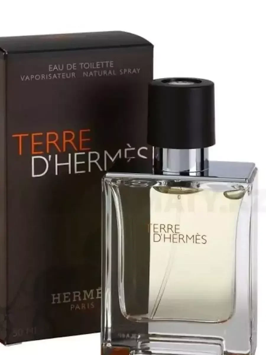 Парфюмерная вода HERMES TERRE D' YERMES одекалон Нермес - миниатюра 3