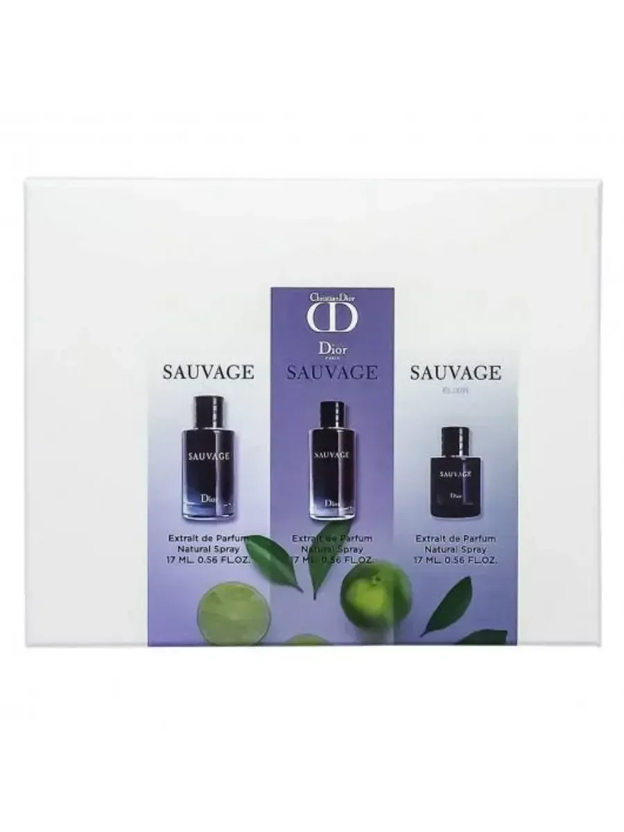 Подарочный набор мужской Dior Savage 3в1 - миниатюра 2