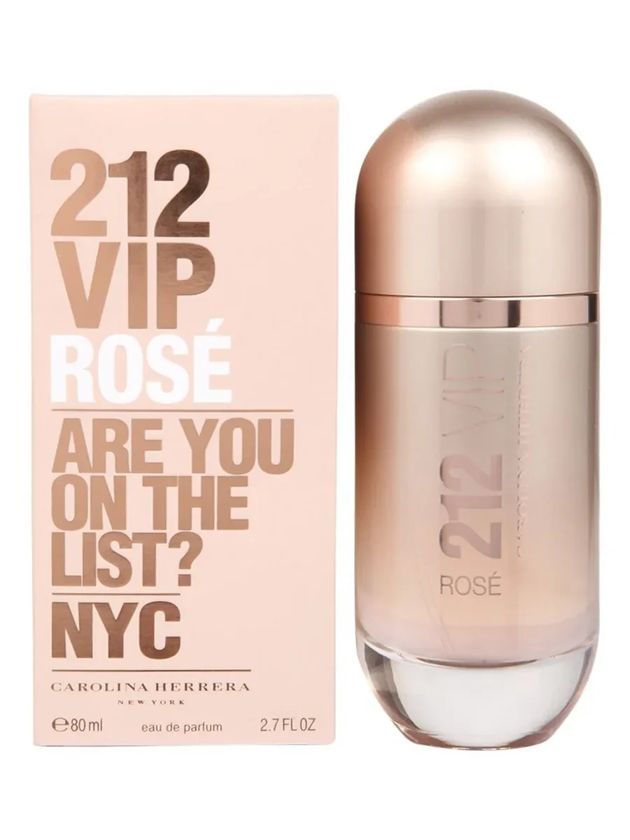 CAROLINA HERRERA 212 VIP Rose 80ml - миниатюра 3