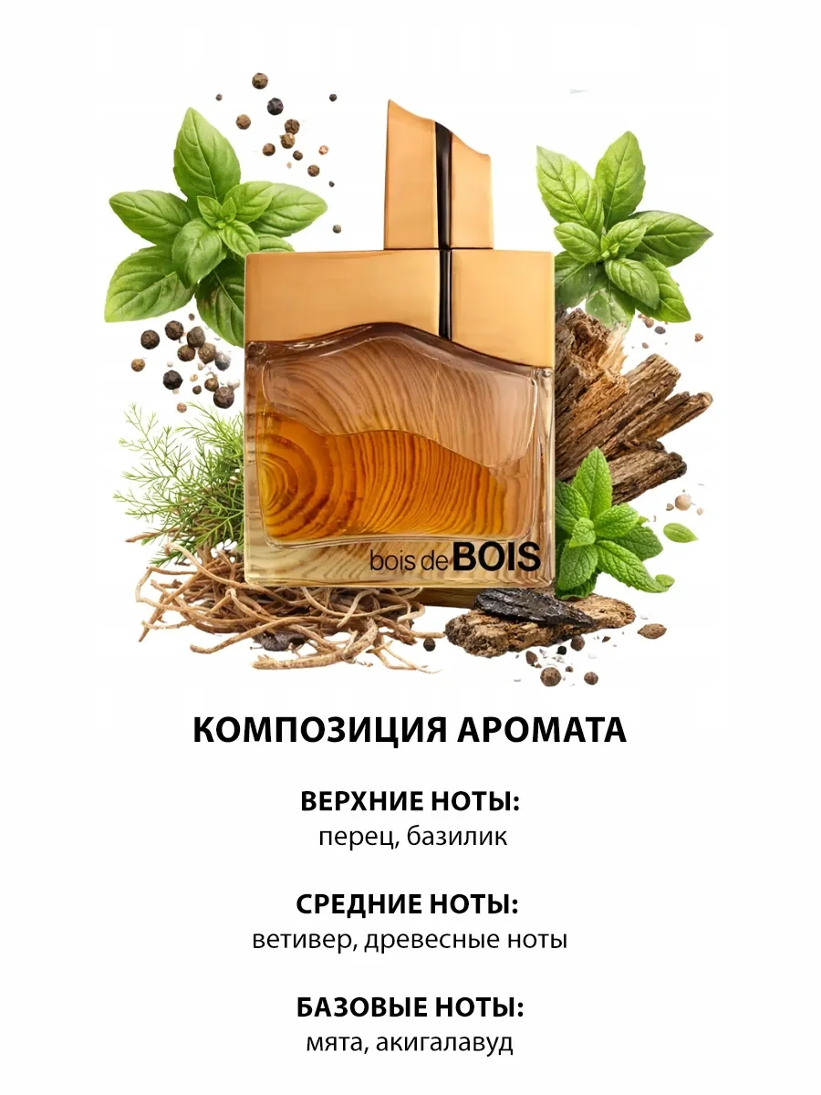 Арабские духи мужские Bois De Bois 100ml - миниатюра 3