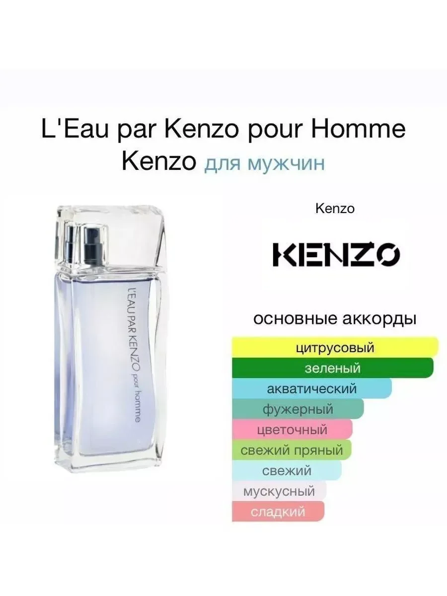 Kenzo L'Eau Par Pour Homme Туалетная вода 100 мл - миниатюра 2