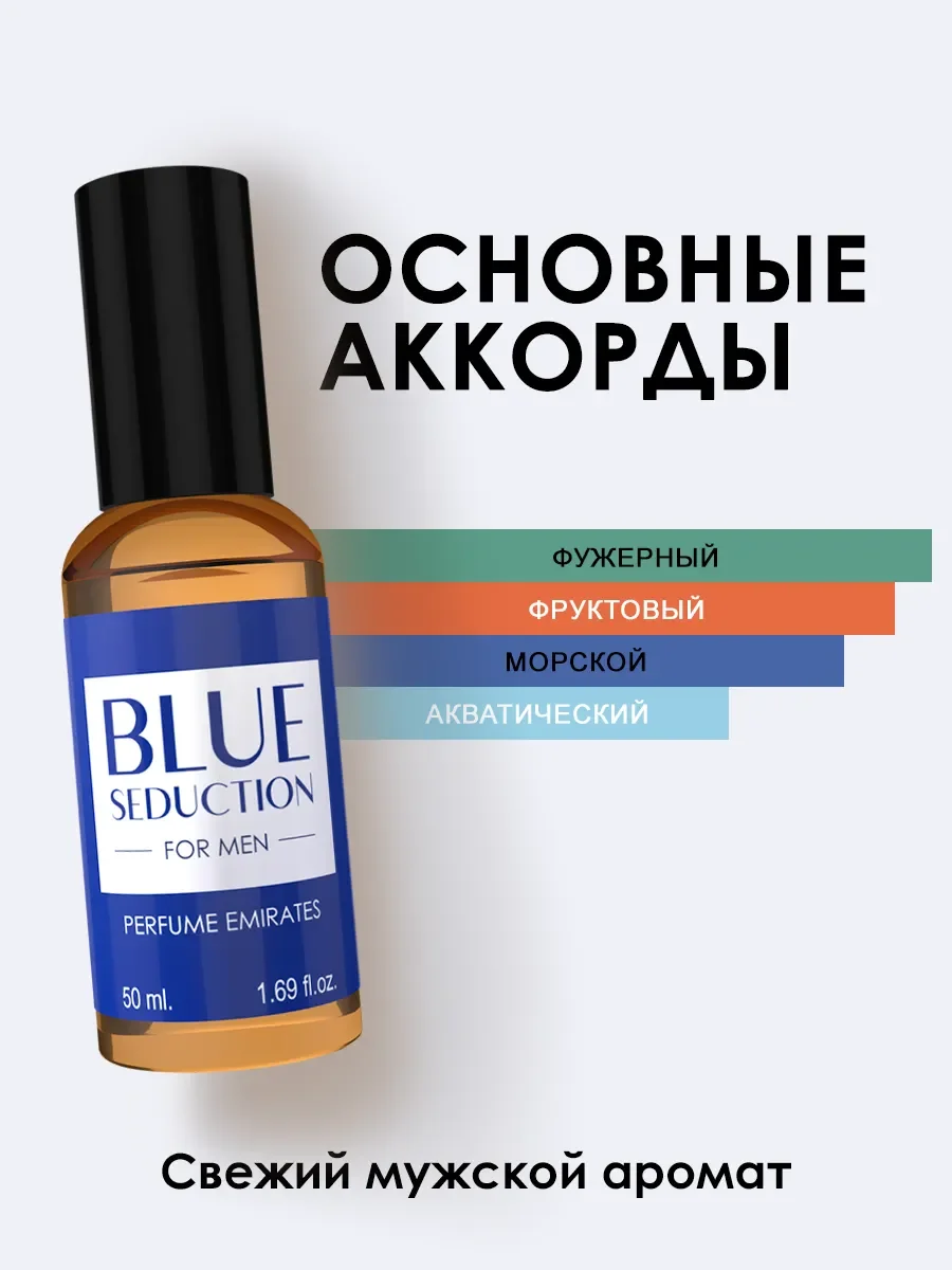 Дкухи мужские Blue Seduction For Men 50ml - миниатюра 2