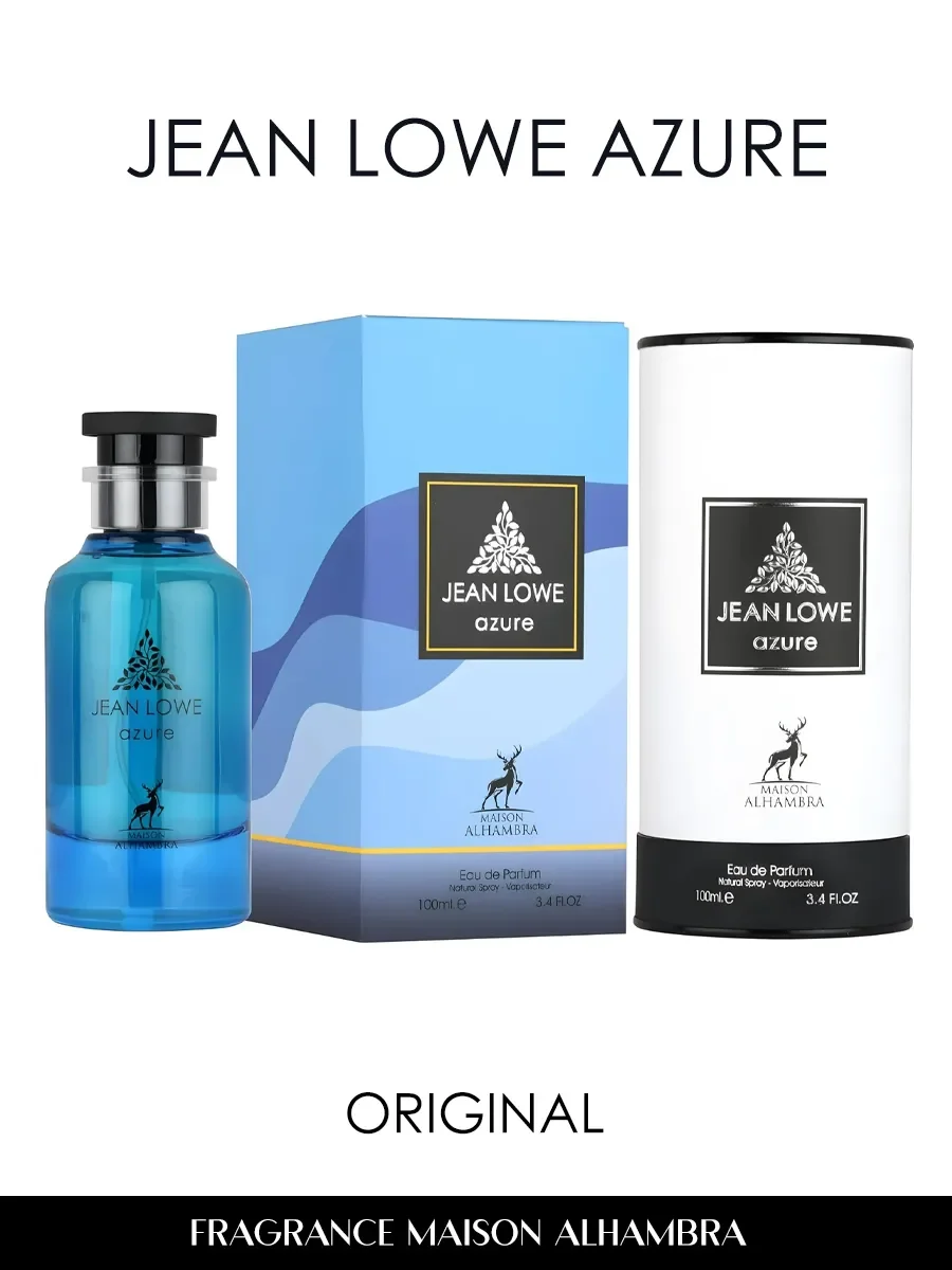 Арабские духи женские,мужские Jean Lowe Azure 100ml - миниатюра 2