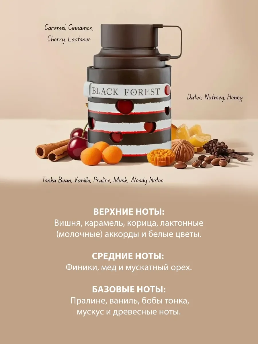 Арабские духи женские, мужские Odyssey Black Forest 100ml - миниатюра 3