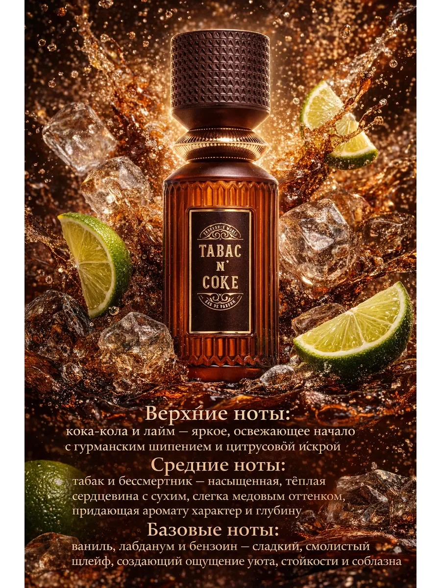 Арабские духи Tabac N Coke 5ml - миниатюра 2