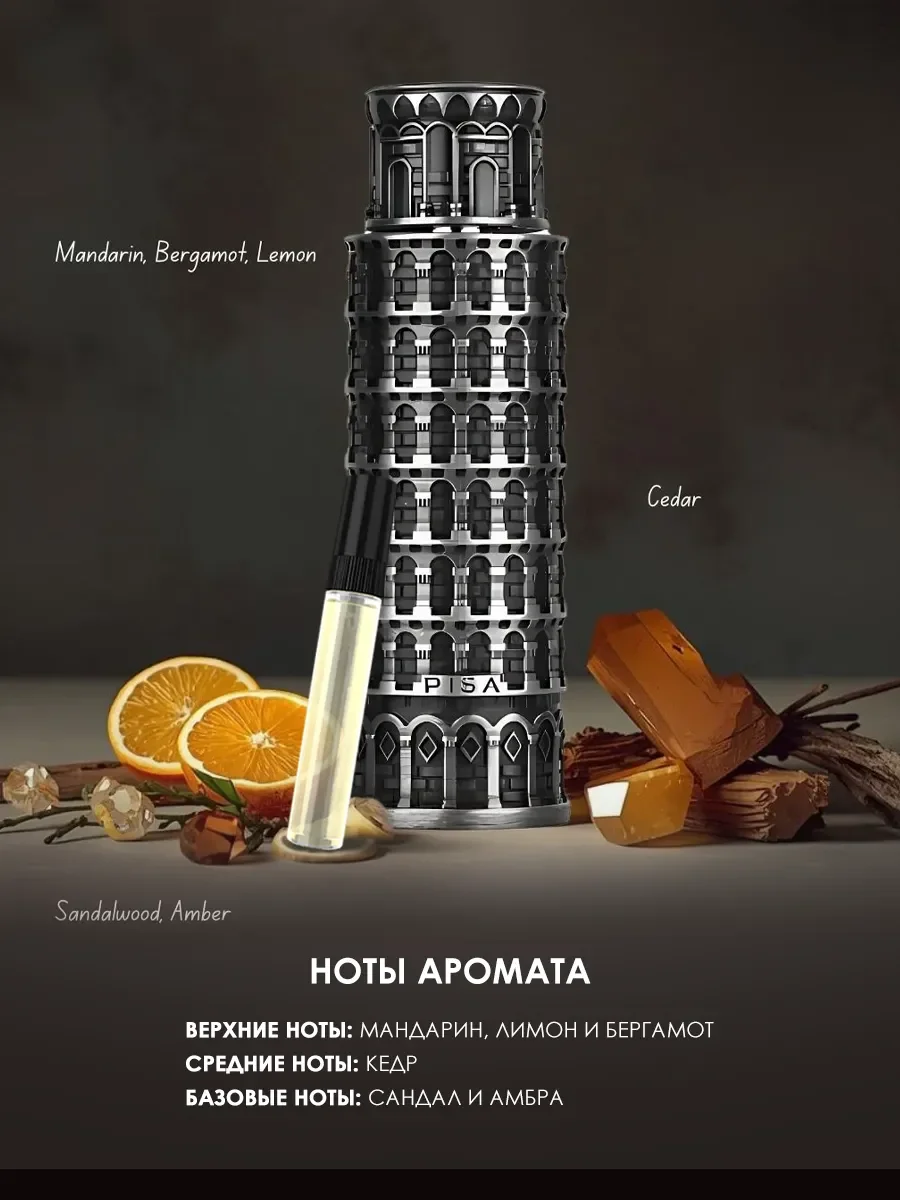 Отливант духи мужские Pisa 5ml - миниатюра 2