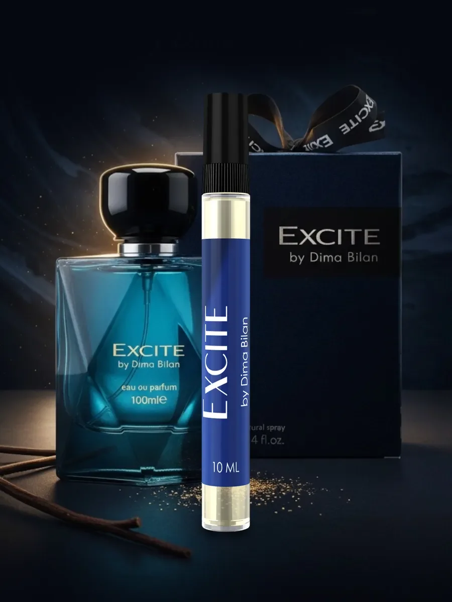 Арабские духи мужские Excite By Dima Bilan 10ml - миниатюра 4