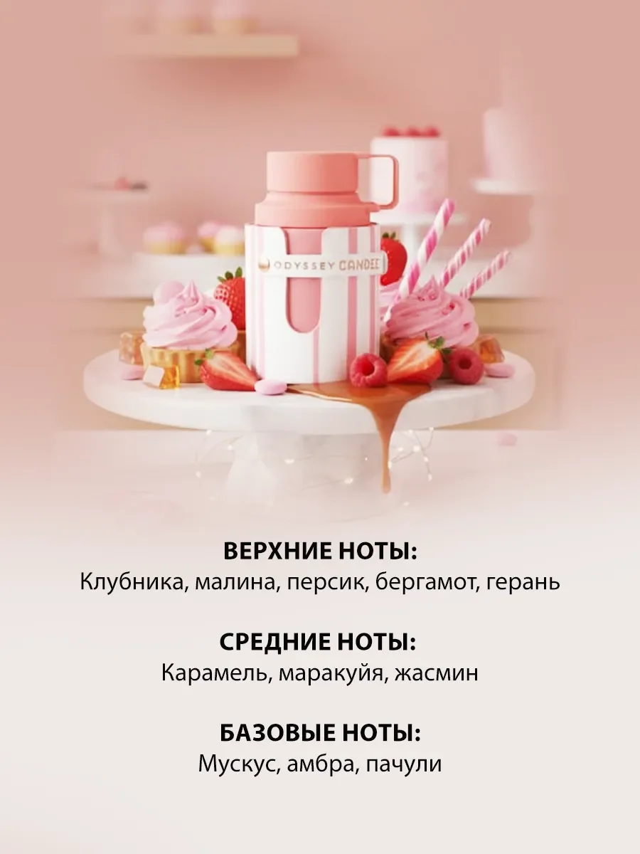 Арабские духи женские, мужские Odyssey Candee 100ml - миниатюра 4