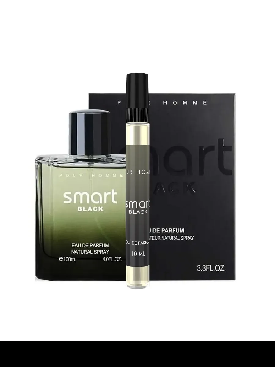 Пробник арабские мужские Smart Black 10ml - миниатюра 4