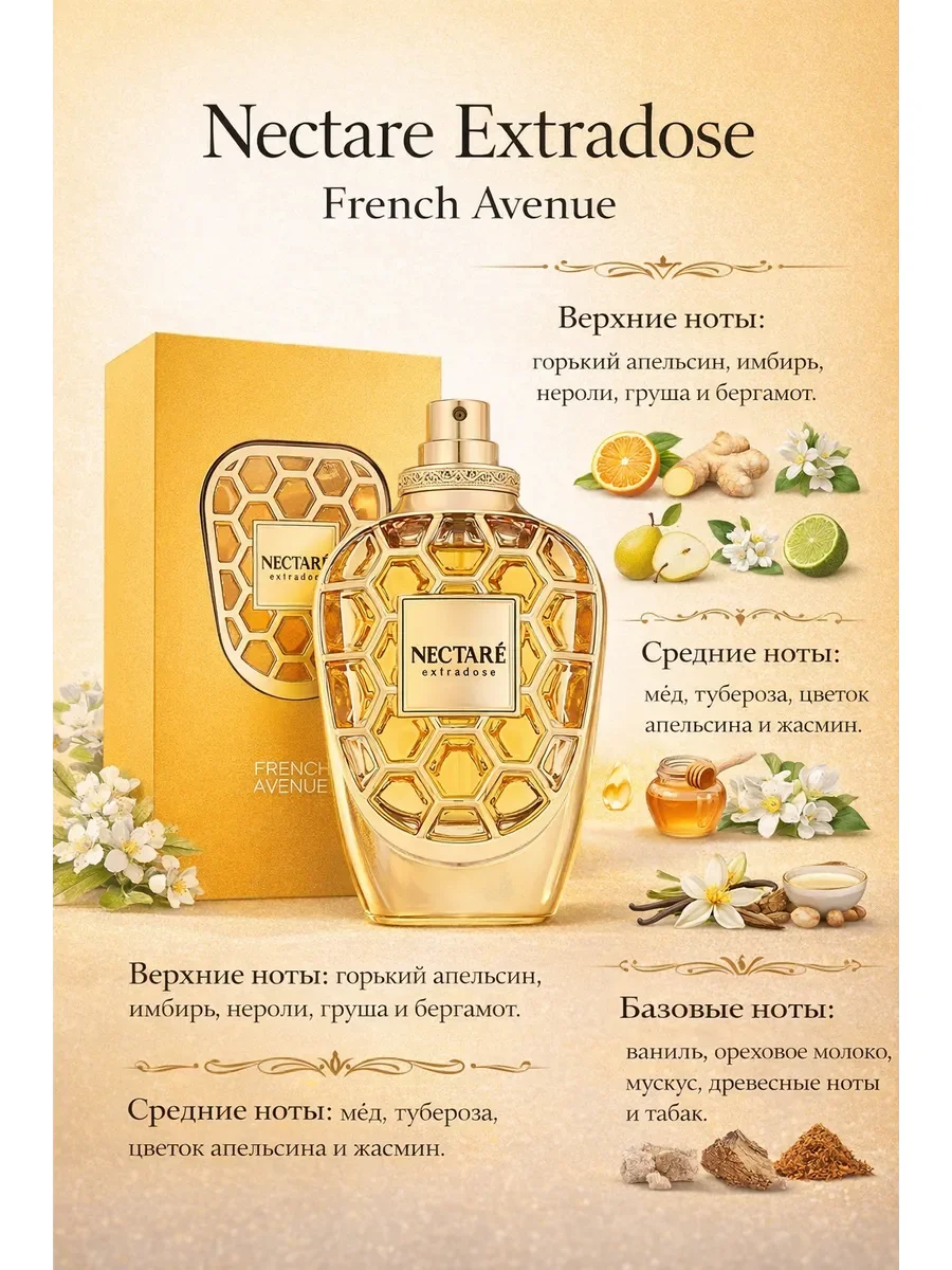 Арабские духи Nectare Extradose 5ml - миниатюра 2