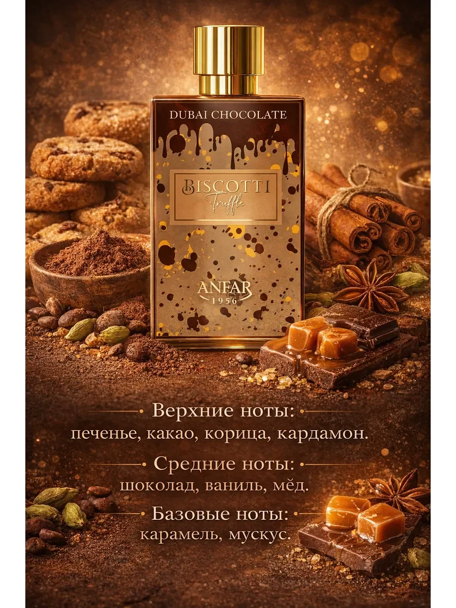 Dubai Chocolate Biscotti Truffle 80ml - миниатюра 2