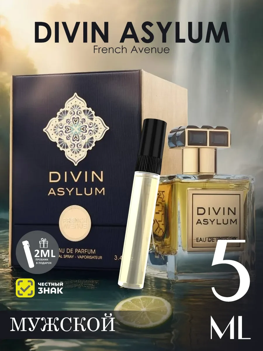 Арабские духи мужские Divin Asylum 5мл - изображение 1