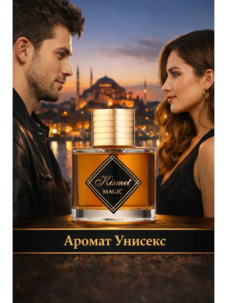 Арабские духи женские,мужские Kismet Magic 100ml - миниатюра 3