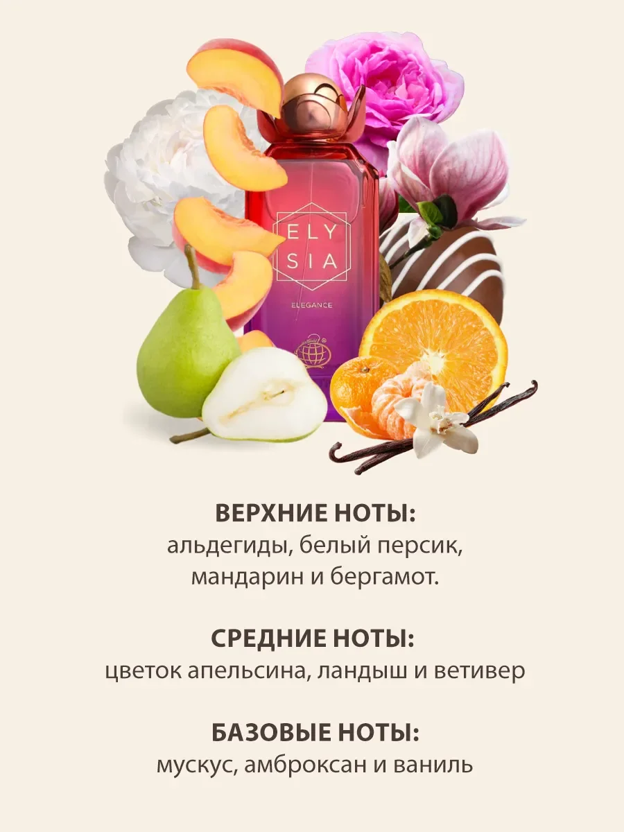 Арабские духи женские Elysia Elegance 100ml - миниатюра 4