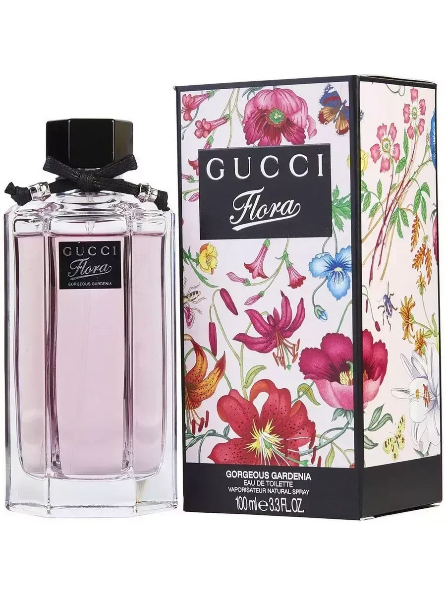 Духи GUCCI Flora By Gucci Gorgeous Gardenia 100мл - миниатюра 3